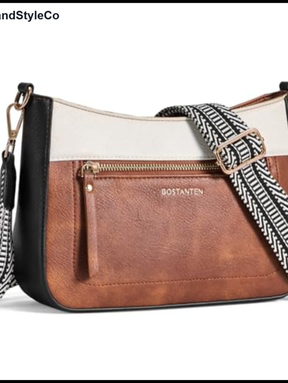 Quilted Vegan Leather Crossbody Purse Women Medium Shoulder Bag 5 Pockets